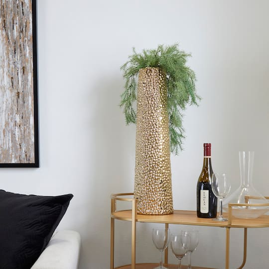 Modern Ceramic Vase with Bubble Texture